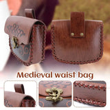 Medieval Retro Waist Bag wallet Viking Warriors