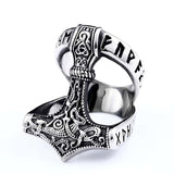 Mjolnir Thor's Hammer Ring Rings Viking Warriors