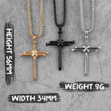 Nails Cross Necklace cross pendant necklace Viking Warriors
