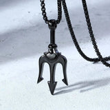 Neptune Trident Pendant Necklaces necklace Viking Warriors