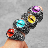 Nidhogg Dragon Eye Ring Rings Viking Warriors