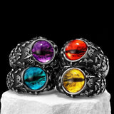 Nidhogg Dragon Eye Ring Rings Viking Warriors