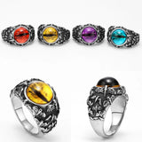 Nidhogg Dragon Eye Ring Rings Viking Warriors