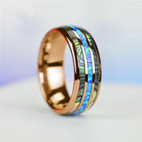 Njord Abalone Shell Wedding Ring Rings Viking Warriors