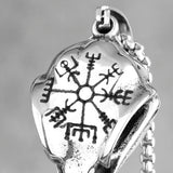 Nordic Raven Skull Necklace Necklaces Viking Warriors