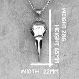 Nordic Raven Skull Necklace Necklaces Viking Warriors