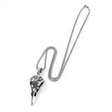 Nordic Raven Skull Necklace Necklaces Viking Warriors