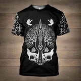 Nordic Wolf T-shirt Shirts & Tops Viking Warriors