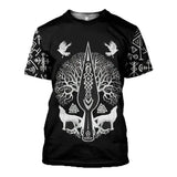 Nordic Wolf T-shirt Shirts & Tops Viking Warriors