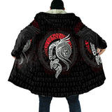 Norse Mythology Viking Hooded Cloak for Men - Authentic Overcoat for Cosplay & Winter Coats & Jackets Viking Warriors