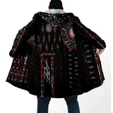 Norse Mythology Warm Hooded Coat coat Viking Warriors