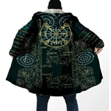 Norse Mythology Warm Hooded Coat coat Viking Warriors