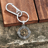 Norse Runes Life Tree Keychain Keychains Viking Warriors
