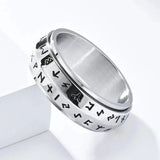 Norse Runes Spin Ring ring Viking Warriors