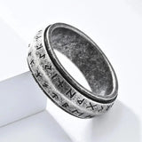 Norse Runes Spin Ring ring Viking Warriors