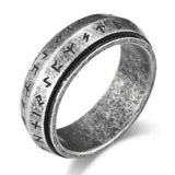 Norse Runes Spin Ring ring Viking Warriors