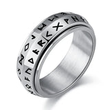 Norse Runes Spin Ring ring Viking Warriors