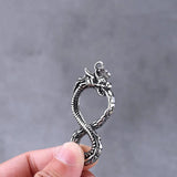 Norse Viking Dragon Necklace Ouroboros Pendant Necklaces Viking Warriors