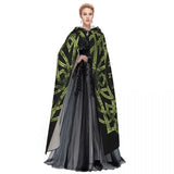 Norse Viking Tree of Life Hooded Cape Hooded Cloak Viking Warriors