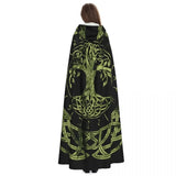 Norse Viking Tree of Life Hooded Cape Hooded Cloak Viking Warriors