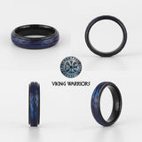 Norse Warrior Geometric Tungsten Ring Rings Viking Warriors