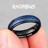 Norse Warrior Geometric Tungsten Ring Rings Viking Warriors