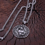 Norse Wolves and Runes Necklace necklace Viking Warriors