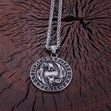 Norse Wolves and Runes Necklace necklace Viking Warriors
