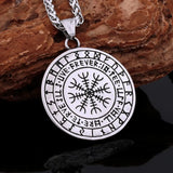 Norse Wolves and Runes Necklace necklace Viking Warriors