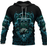 Odin Fenrir Pullover Jacket Hoodie Hoodie Viking Warriors