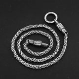 Odin Raven Wolf Chain Necklace necklaces Viking Warriors