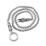 Odin Raven Wolf Chain Necklace necklaces Viking Warriors
