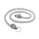 Odin Raven Wolf Chain Necklace necklaces Viking Warriors