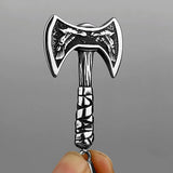 Odin Ravens Double Axe Necklace necklace Viking Warriors