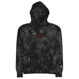 Odin's Valknut Tie-dye Embroidered Hoodie Tie-dye Hoodie Viking Warriors