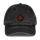 Odin Valknut Vintage Cap Hats Viking Warriors