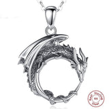Ouroboros  Dragon Necklace Necklaces Viking Warriors