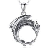 Ouroboros  Dragon Necklace Necklaces Viking Warriors