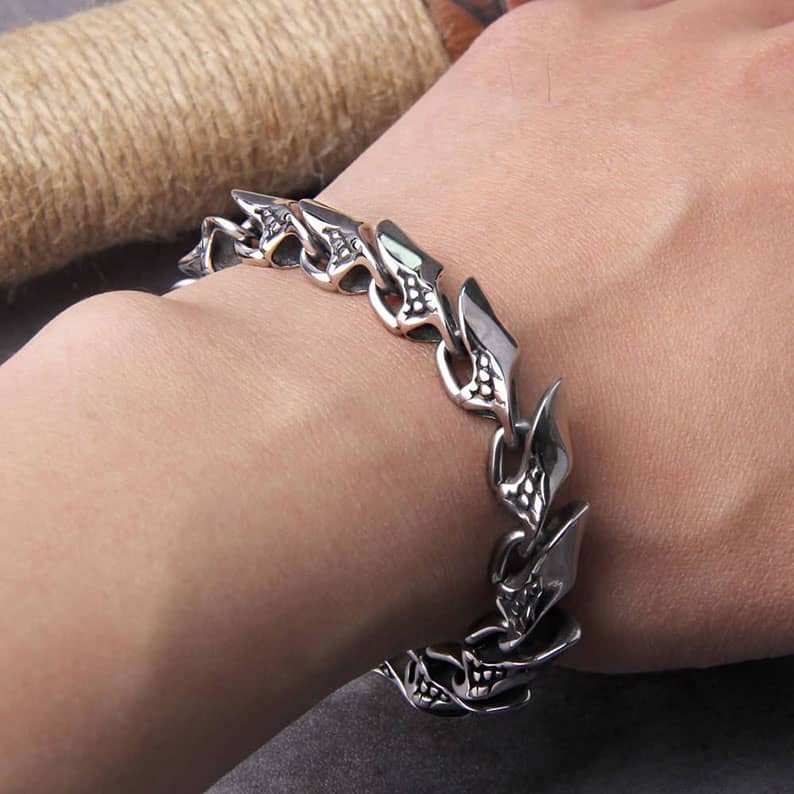 Ouroboros Bracelet | Sterling Silver | William Henry