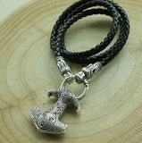 Raven Thor Hammer Necklace Viking Warriors