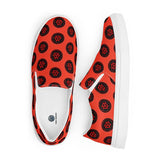 Red Valknut Women’s Slip-on canvas shoes Shoes Viking Warriors