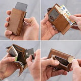 RFID Anti-theft Leather Wallet Wallets & Money Clips Viking Warriors