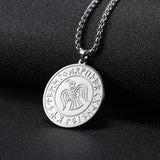 Rune Raven Necklace Necklaces Viking Warriors