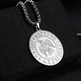 Rune Raven Necklace Necklaces Viking Warriors