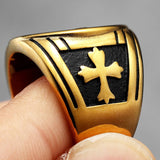 Saint Benedict Cross Ring Rings Viking Warriors