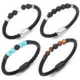 Seafarer Beads Leather Bracelet Bracelets Viking Warriors