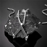 Silver and Bronze Viking Runes Pendant Charms & Pendants Viking Warriors
