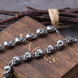 Skull Chain Necklace Necklaces Viking Warriors