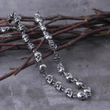 Skull Chain Necklace Necklaces Viking Warriors