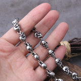 Skull Chain Necklace Necklaces Viking Warriors